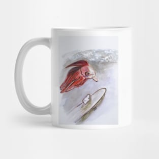 Longtails Red Betta Fish Mug